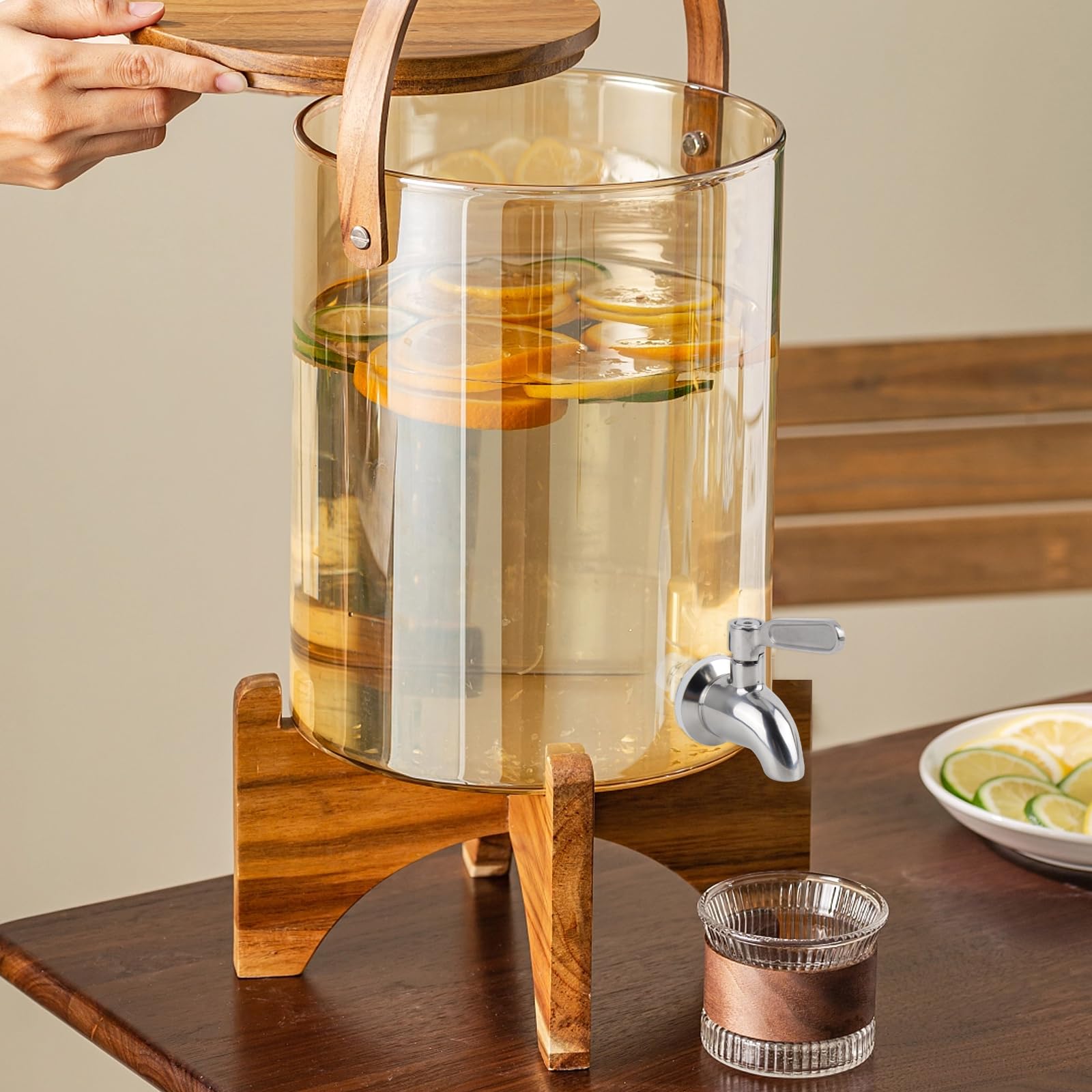 Lot de 2 robinets universels 304 inox pour distributeur d'eau, robinet de rechange boissons 16 mm