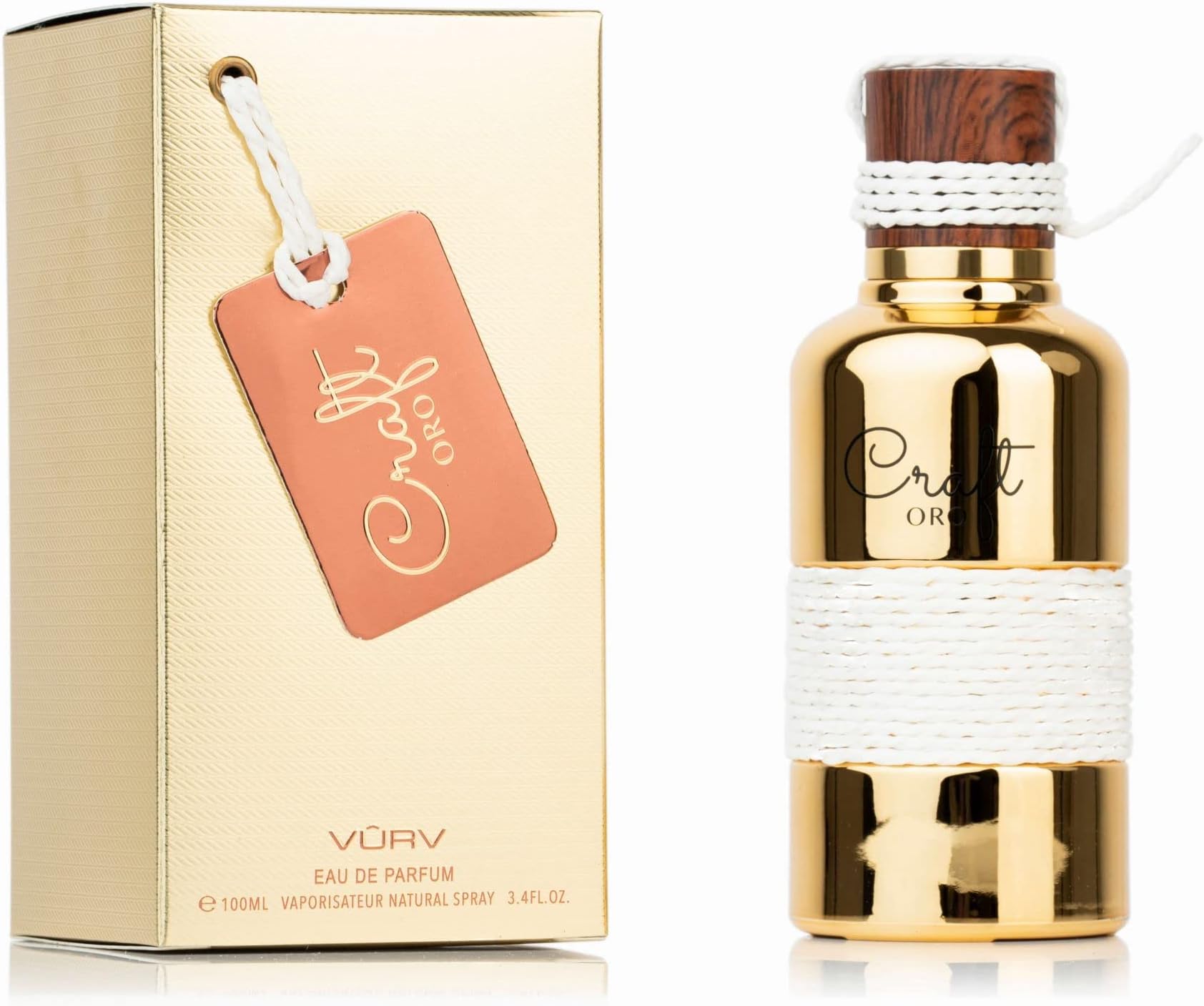 Vurv Craft Oro by Lattafa Eau De Perfume For Men, 100ml