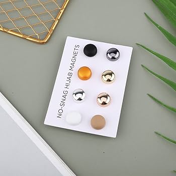 8pcs Strong Magnetic Hijab Pins, Multi-Purpose Scarf