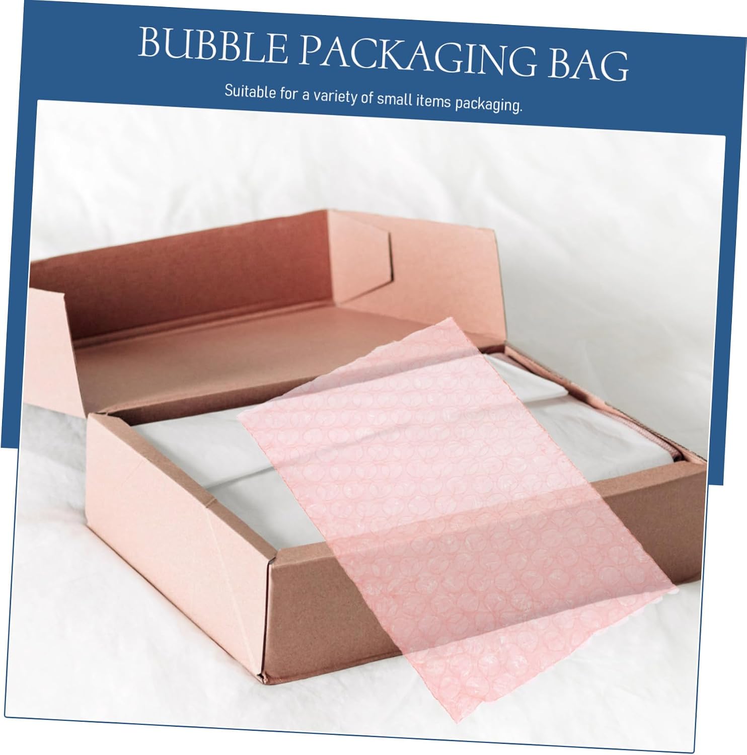 ABOOFAN Thick Anti-Static Bubble Pouches Shockproof Packing Bubble Bags for Shipping 100pcs for Moving and Mailing