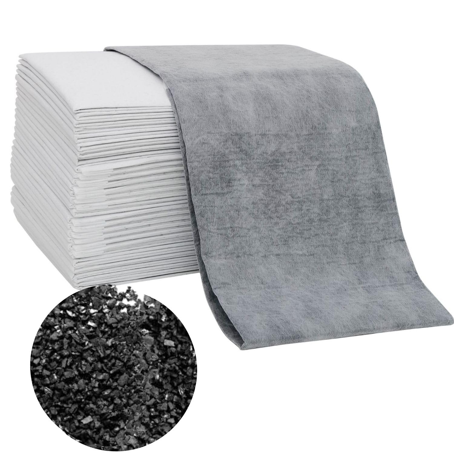 Mama Shop Traversine Perros 60 x 60 al carbón activo, 80 piezas, alfombrillas para adiestramiento de perros y gatos higiénicos, desechables, antiolores con tecnología de polímeros activos súper