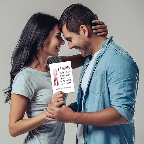 Vista 38 de Divertidas tarjetas de San Valentín para ella, él, tarjetas traviesas de San Valentín, tarjetas de felicitación de cumpleaños con sobre para novio