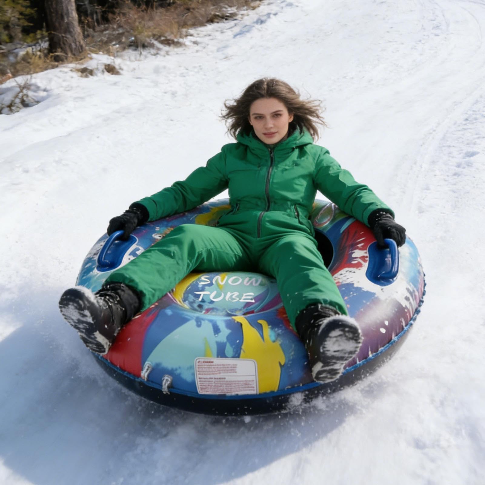 Amazon.co.jp: 雪そり - インフレータブル な 冬 の アウトドア 玩具
