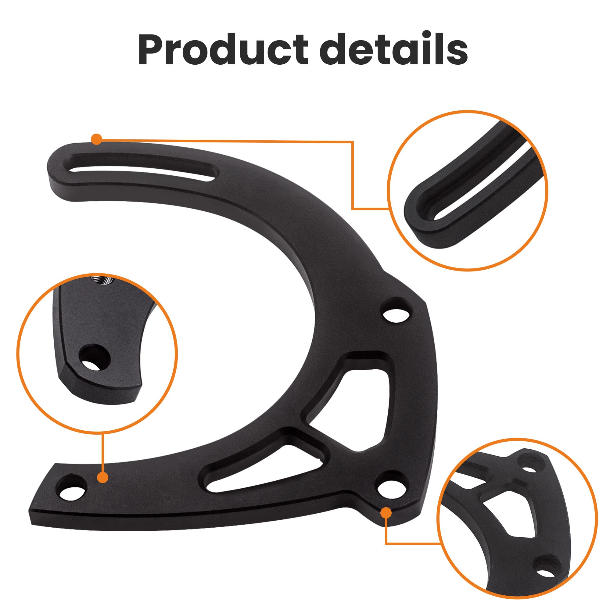 Big Block Chevy Alternator Bracket Electric Water Pump 390 427 454 EWP BBC SWP - Foto 4