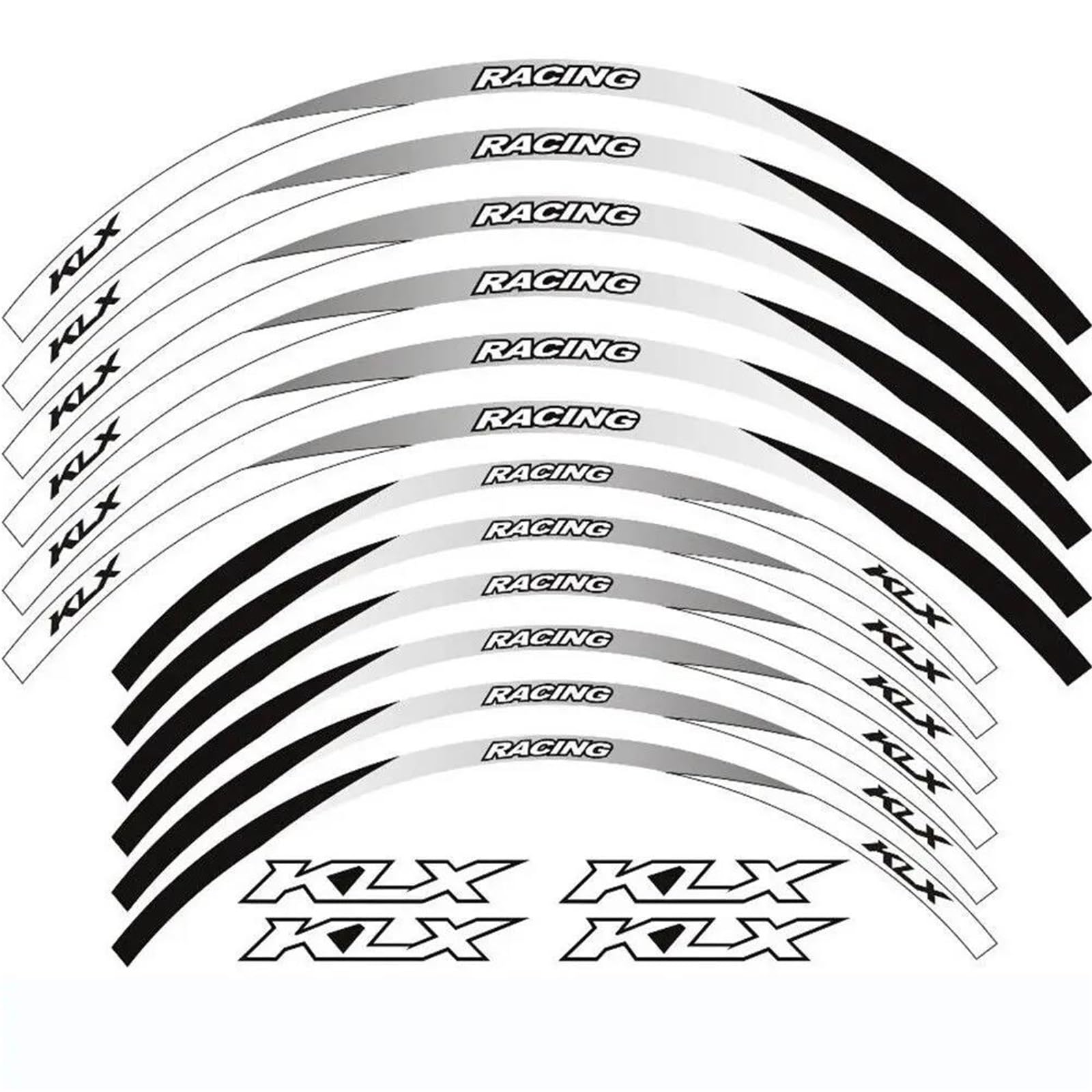 21 "18 Reflective Waterproof Wheel Decal Rim for KLX KLX230 KLX300 KXL-230R KXL 230S Kxl300r 230se
