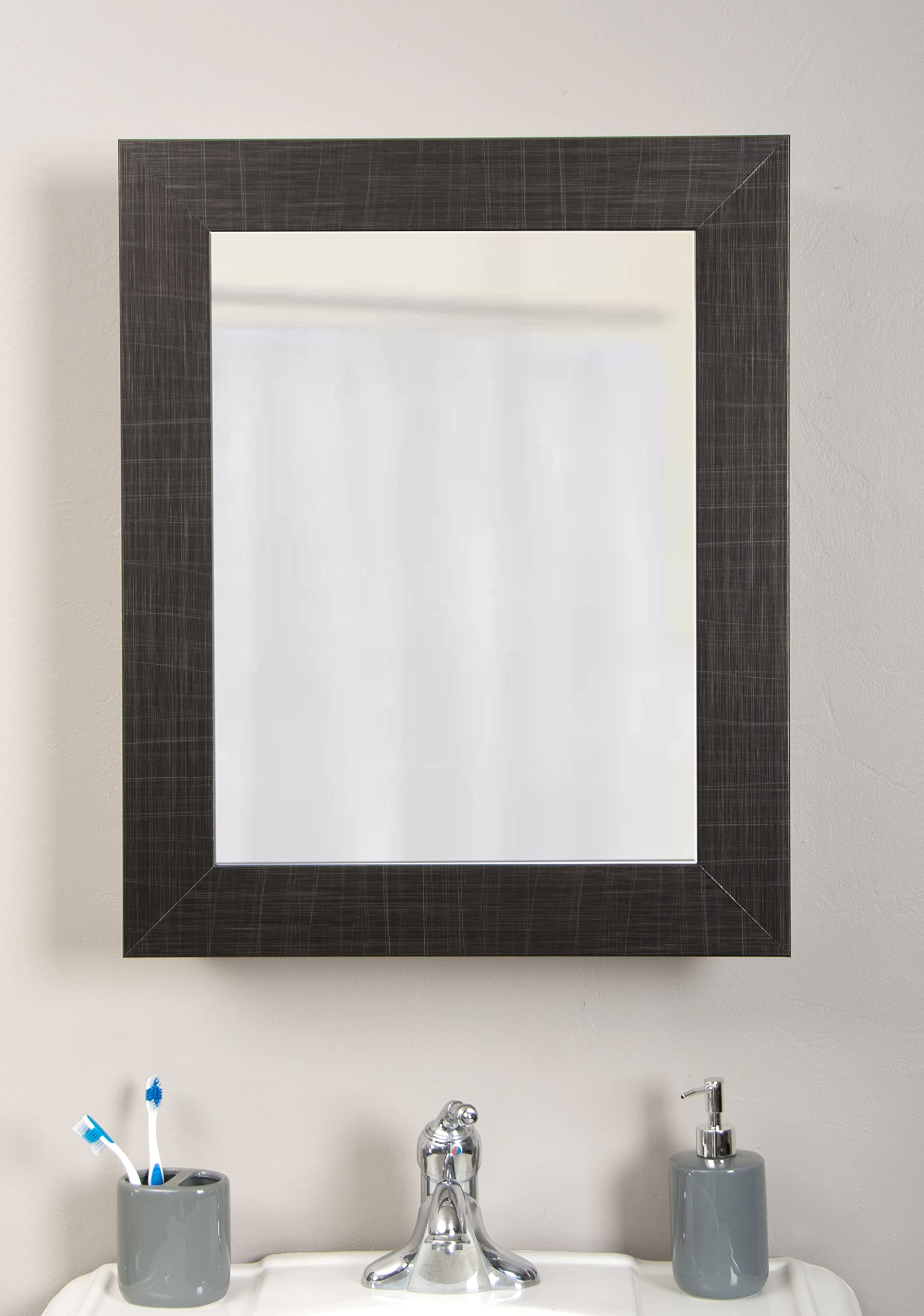 BrandtWorksFramed Medicine Cabinet, Black