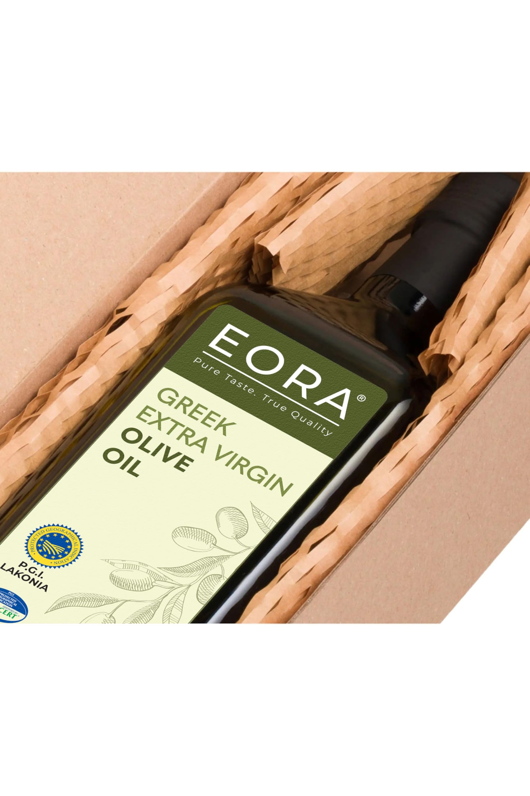 EORA Huile d’Olive Extra Vierge Grecque Premium 1L (Nouvelle Récolte 25/26) – Haute teneur en polyphénols, extraite à froid, très faible acidité ~0,35% – origine unique IGP Lakonie, Grèce