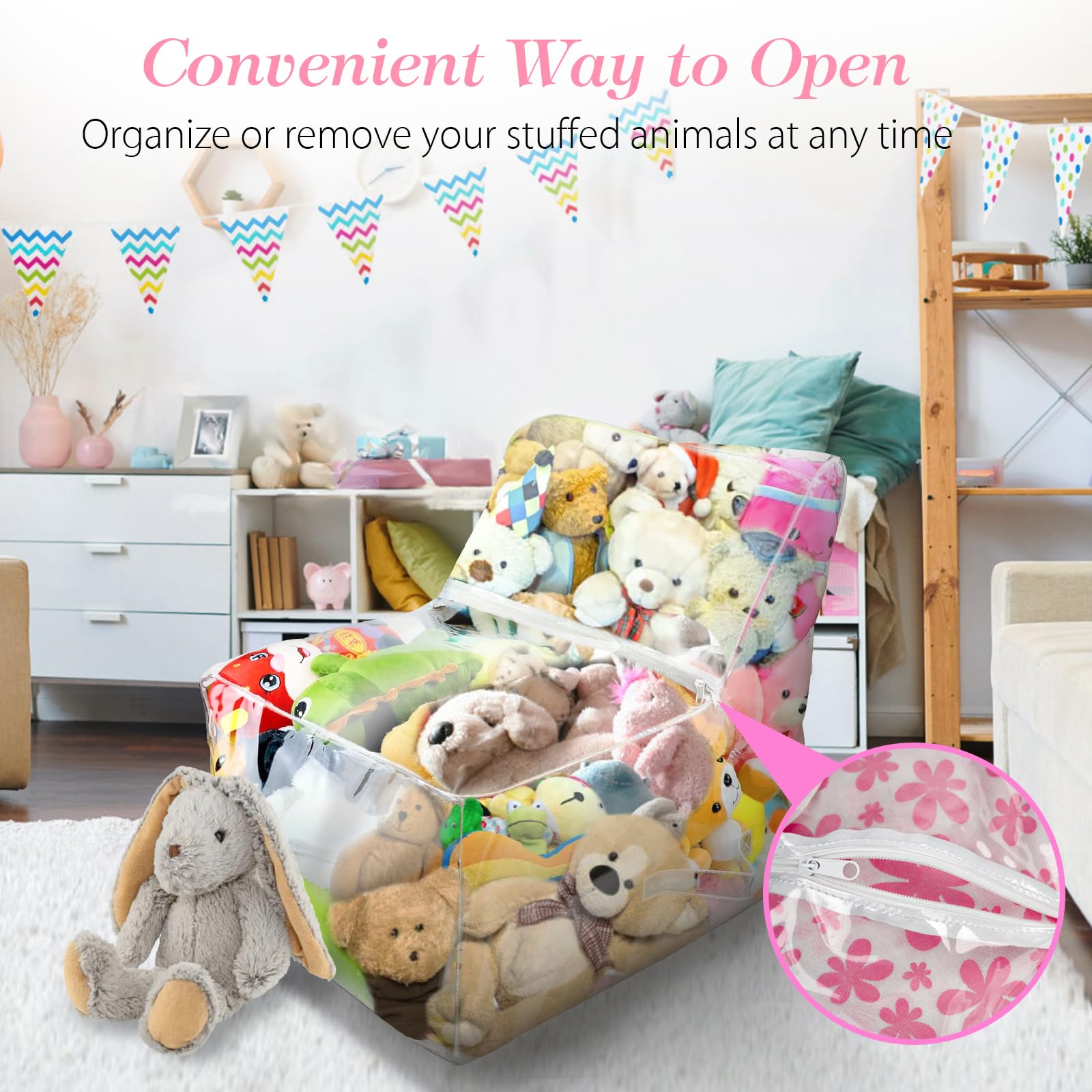 Poltrona per Bambini Morbida e Sicura, Mobili Comodi per Bambini, 60 × 45 × 60 cm, Multicolore, Adatto ai Bambini, Unisex