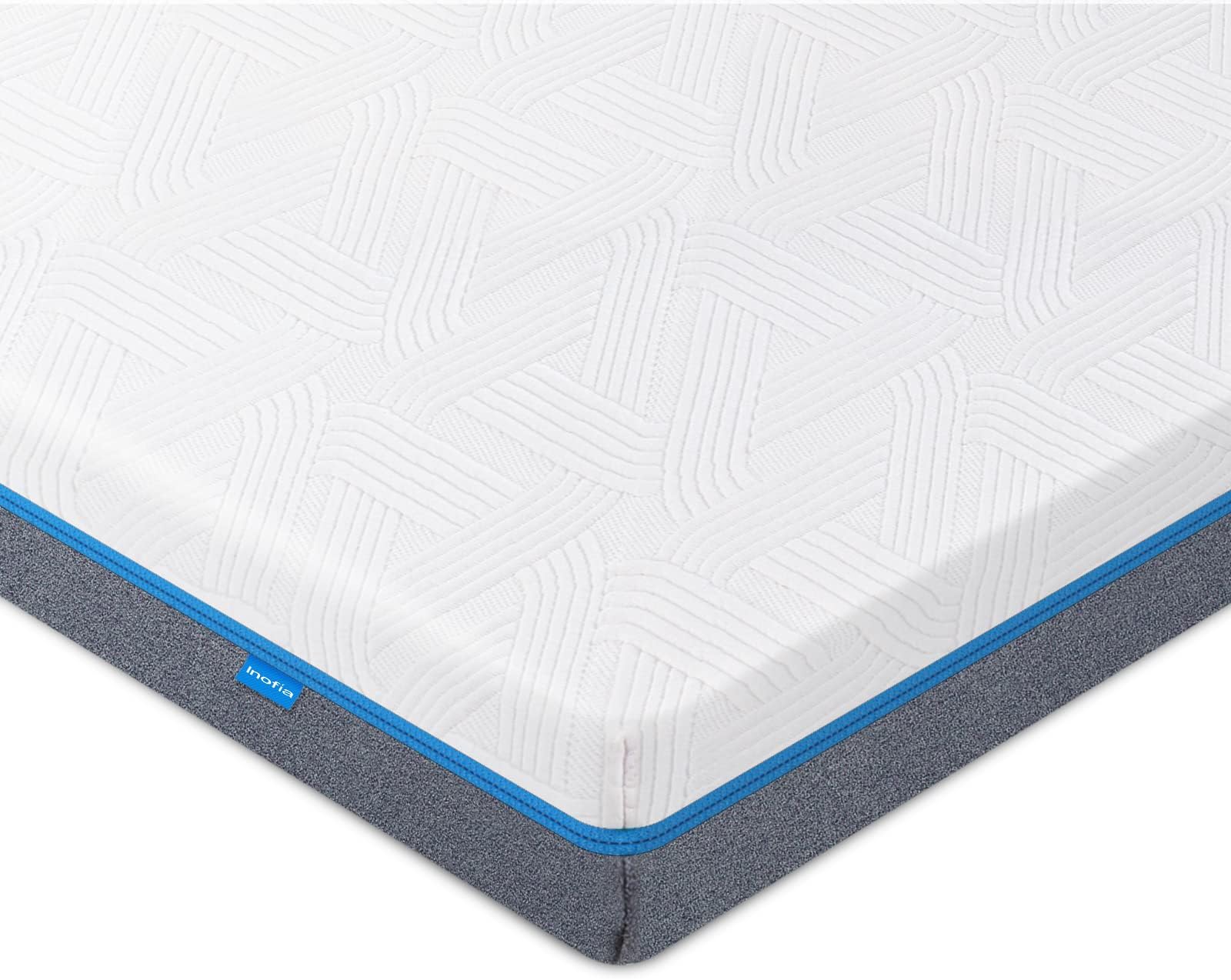 Inofia Sleep Memory Foam Mattress Topper Single Bed,3Inch LATEXCH