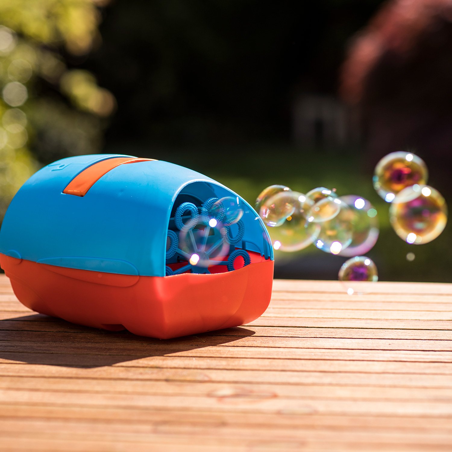 Mini party bubble machine