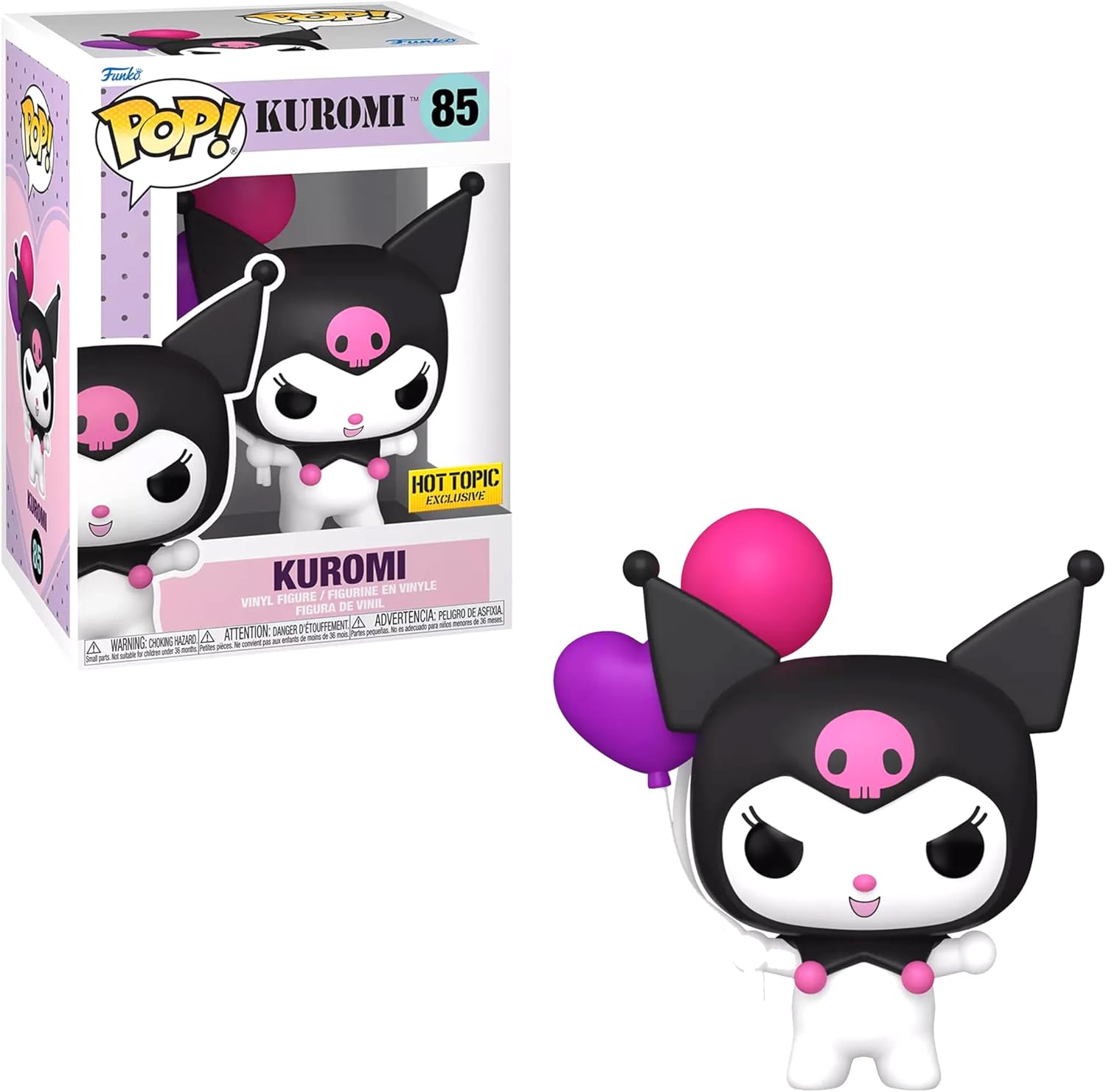 Funko Pop! Kuromi (with Balloons) Vinyl Figure Exclusive #85
