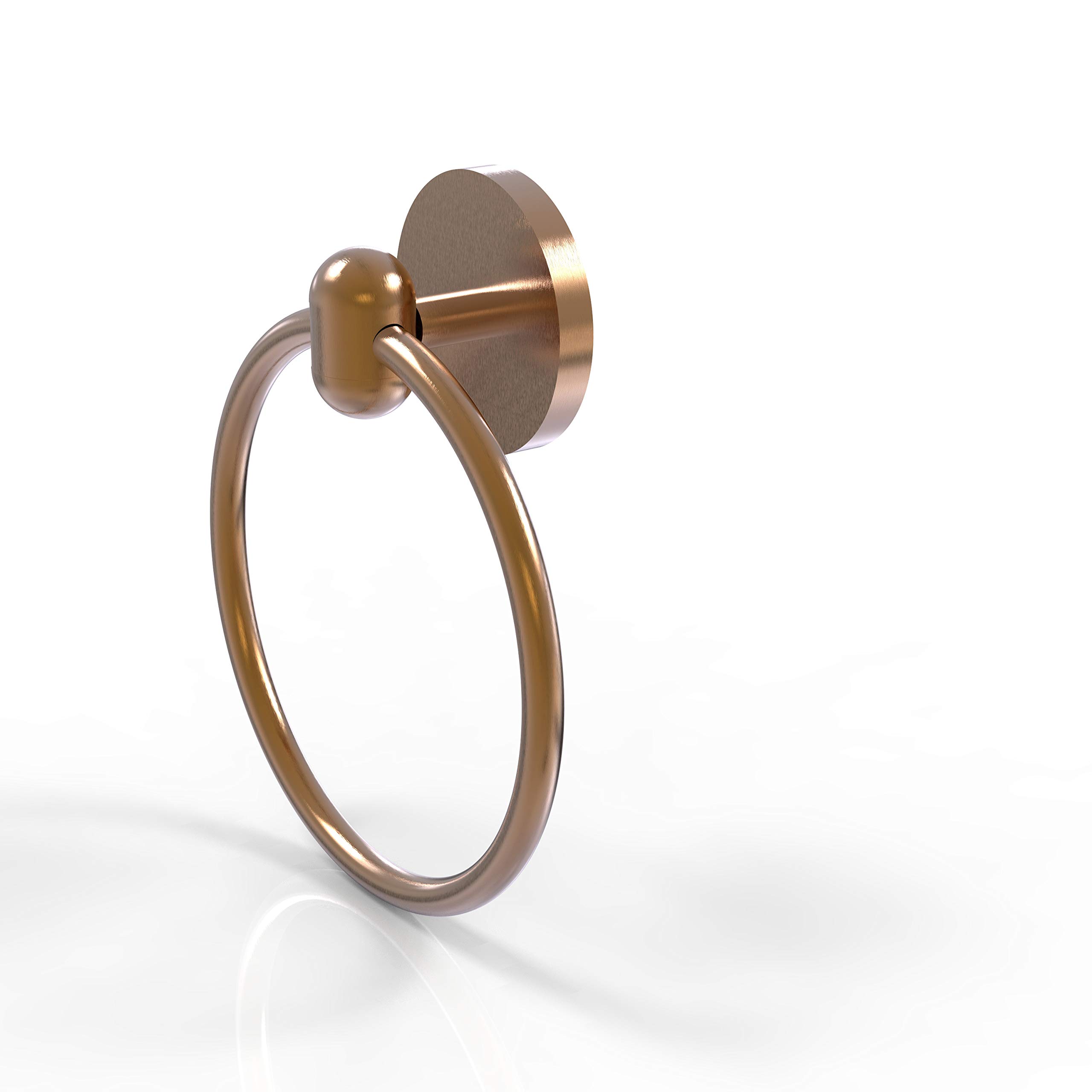 Allied BrassTA-16 Tango Collection Towel Ring, Brushed Bronze