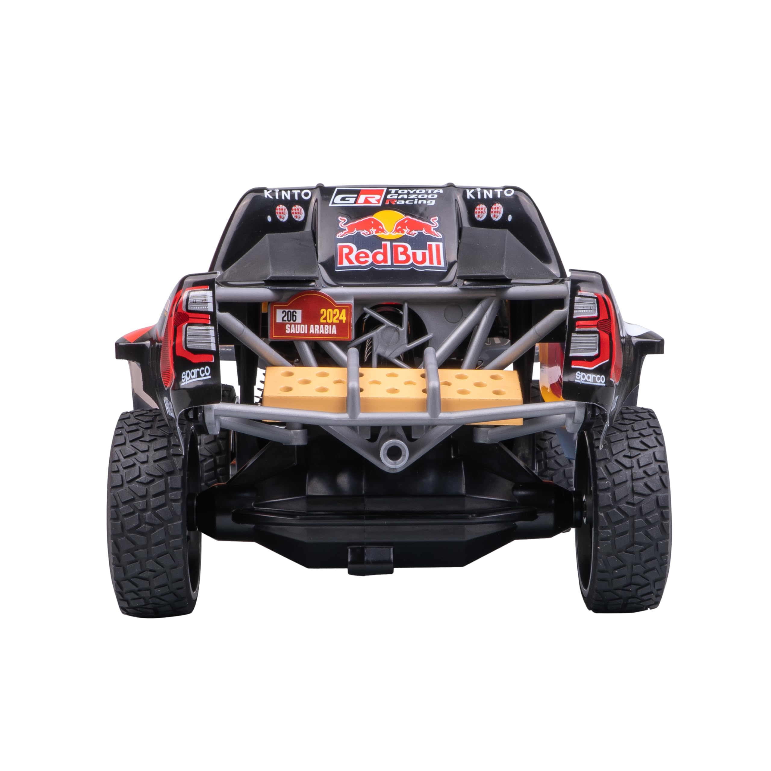Nikko Pro Trucks Toyota Dakar Redbull 2024 – Voiture Télécommandée 1:12 – Tout-Terrain Étanche – 14 km/h – Recharge USB-C – Dès 6 Ans – Piles Incluses