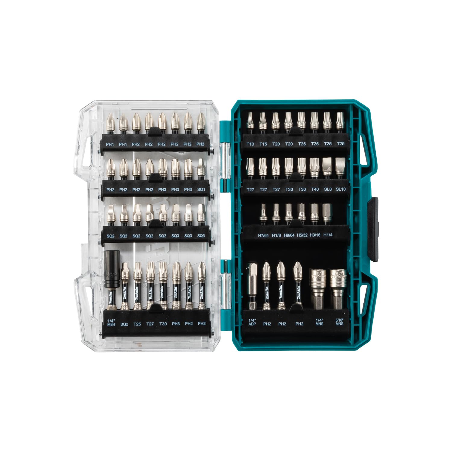 Makita E-01644 Impact XPS 60-częściowy zestaw bitów udarowych