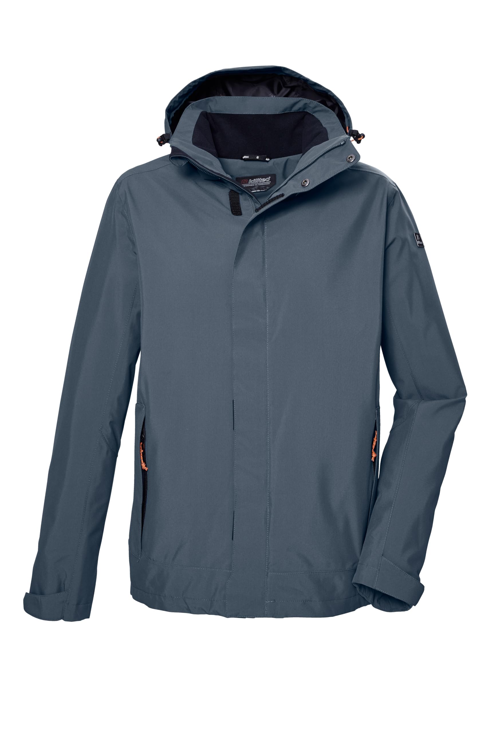 killtec Herren Funktionsjacke/Outdoorjacke wasserdicht mit abzippbarer Kapuze, Kurzgröße KOS 183 KG MN JCKT