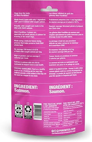 Miniatura 8 de Mini-PureBites - Golosinas de carne de res liofilizadas para perros, solo 1 ingrediente, 3.00 oz