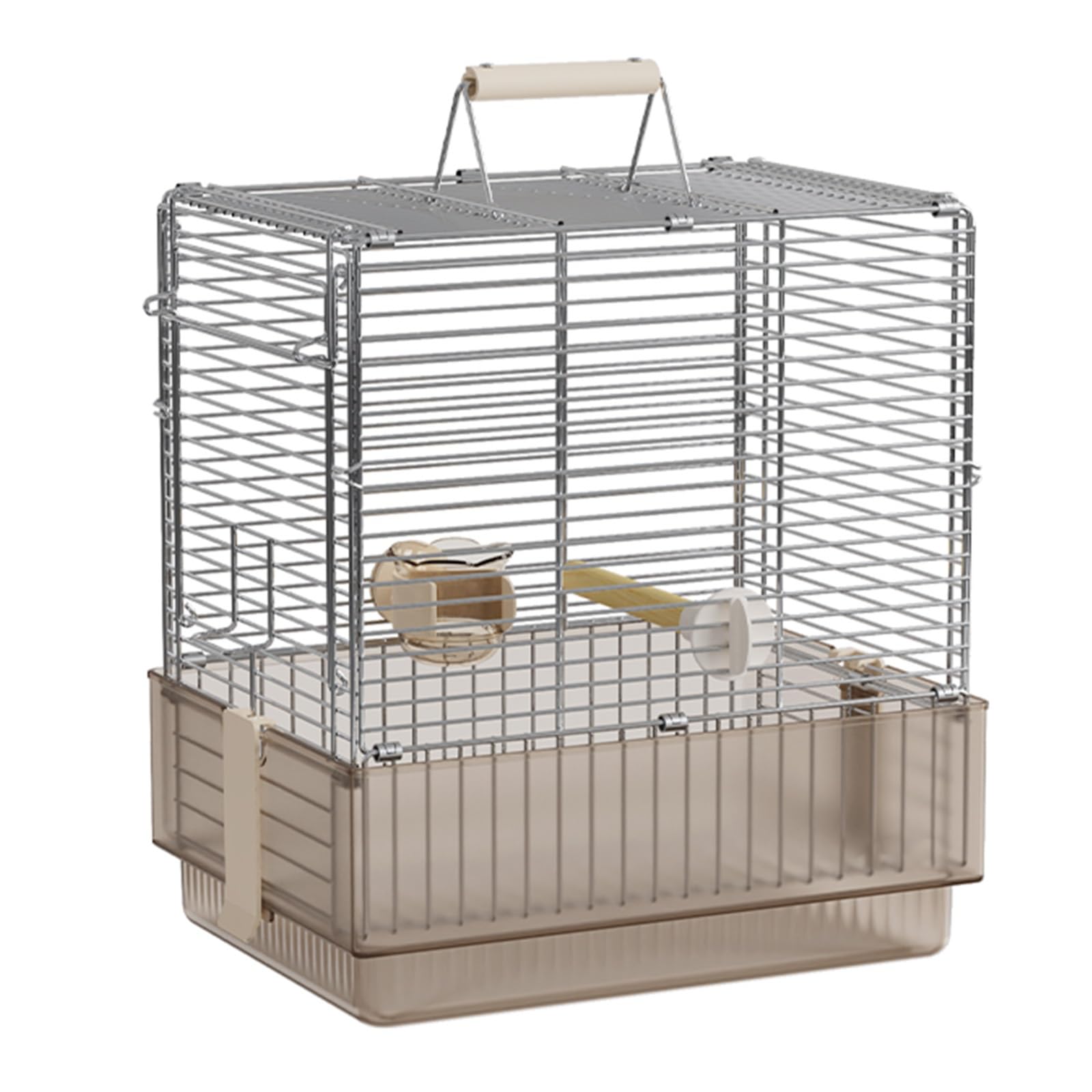 Jaula de vuelo para mascotas pequeñas y medianas, jaula plegable ideal para viajar y bañarse, portátil y fácil de usar, conveniente para dueños de mascotas