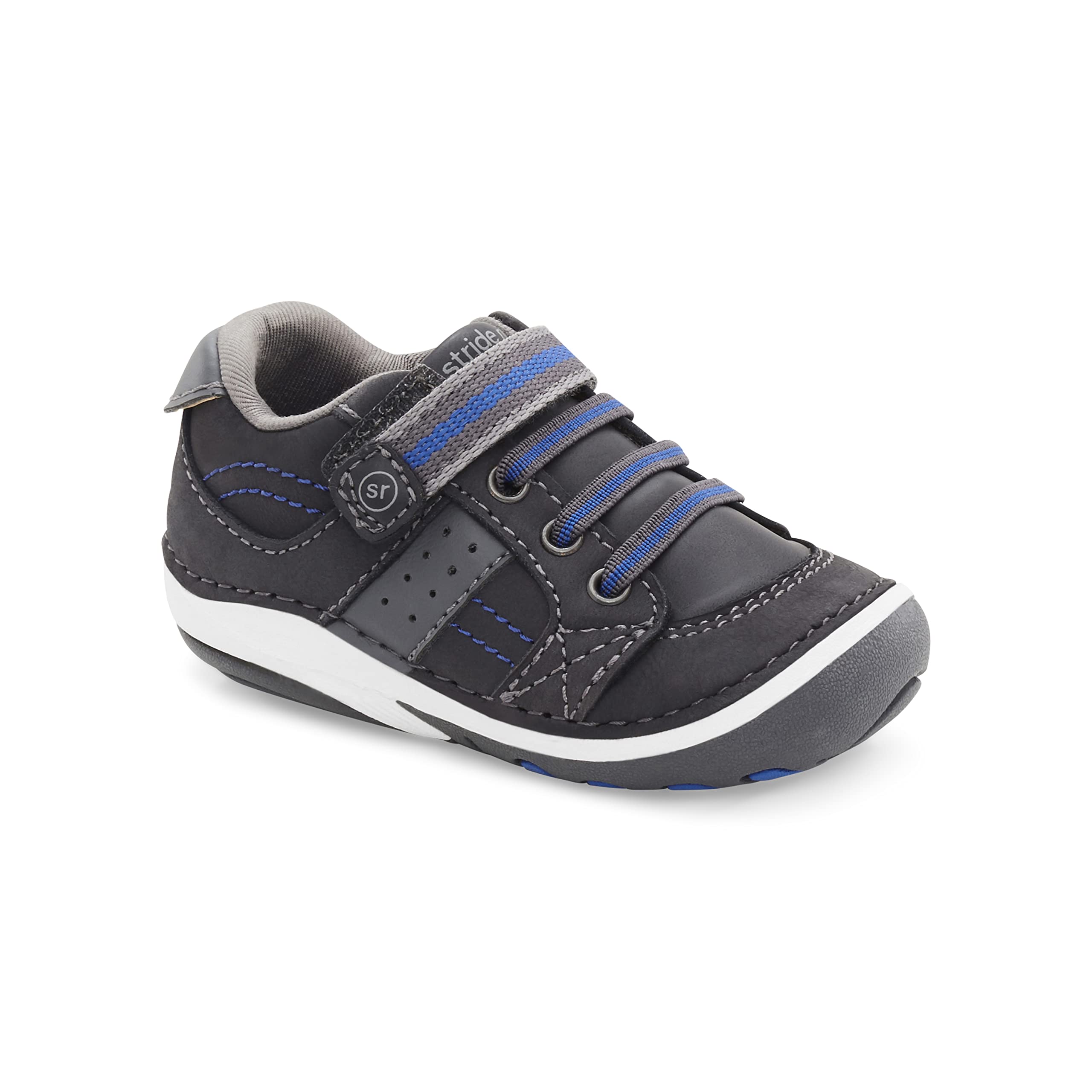 Stride Rite Baby Boys SRT SM Artie Sneaker, Grey, 5 Infant
