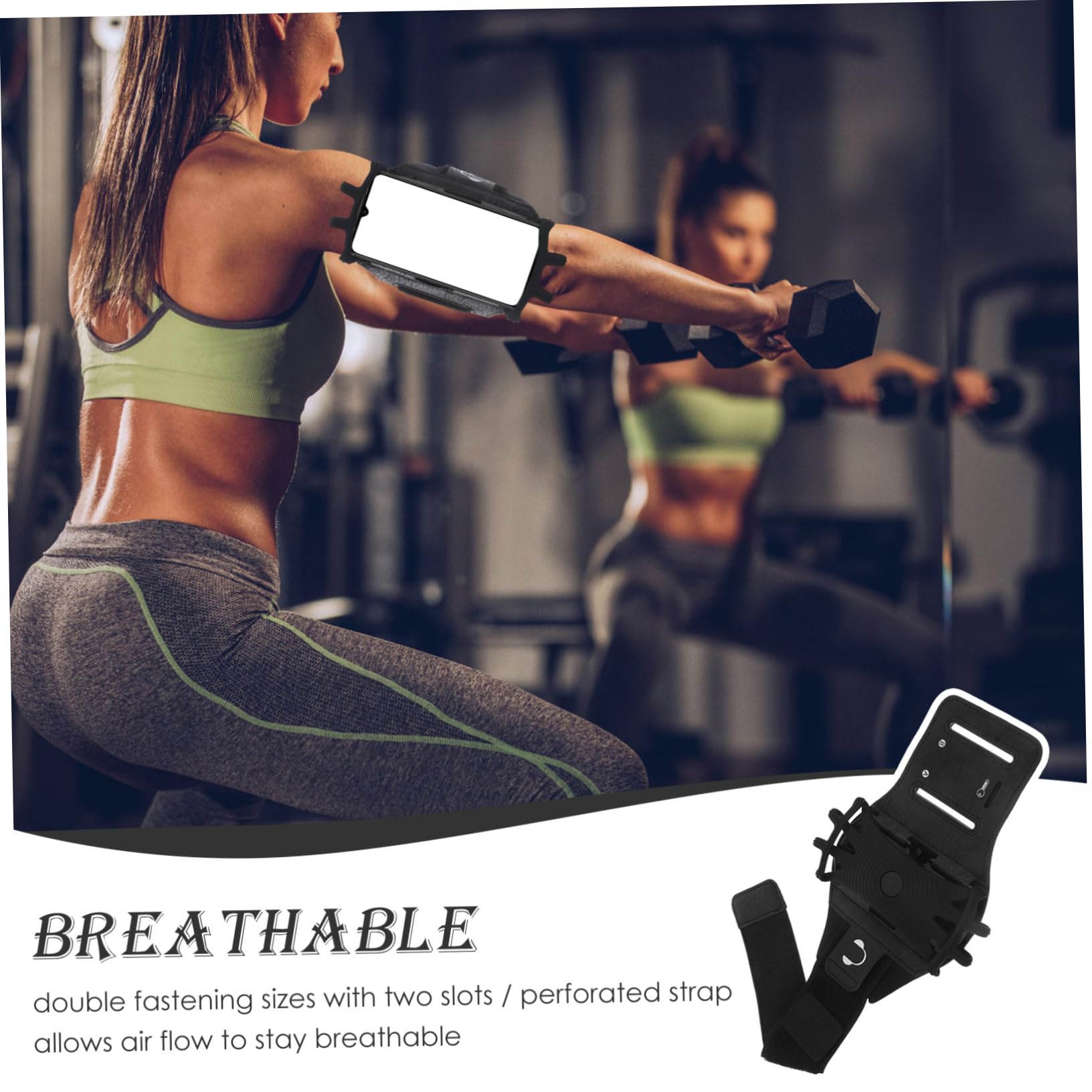 Gadpiparty 3pezzi Armband Per Smartphone Con Rotazione Cintura Per Corsa e Fitness Compatibile Con Tutti Telefono Per Sport e Allenamenti All Aperto