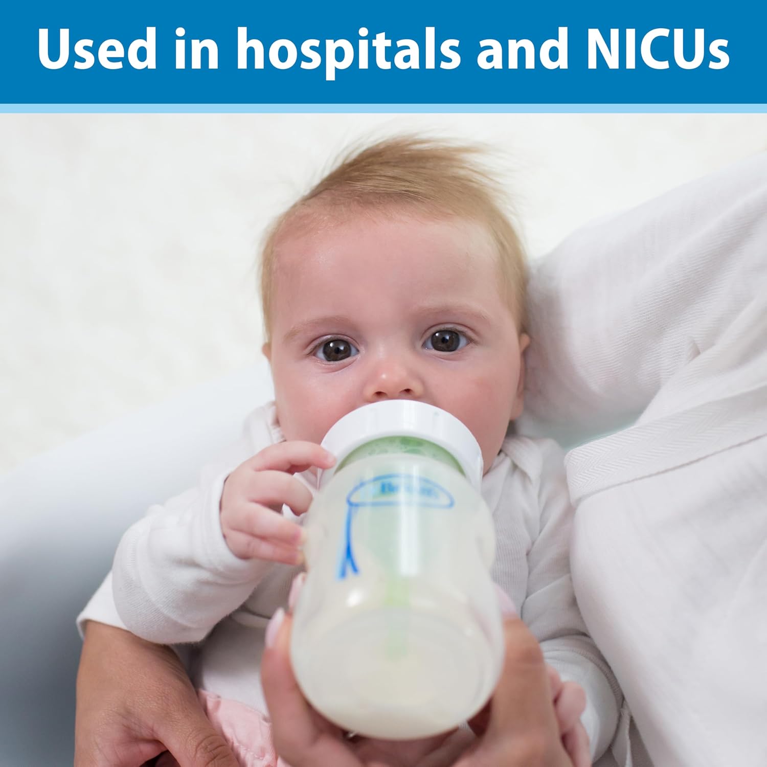 Dr. Brown's Natural Flow Level T Wide-Neck Baby Bottle Nipple, Slower Flow Rate for Infants, 100% Silicone Bottle Nipple, BPA Free, 0m+, 6-Pack