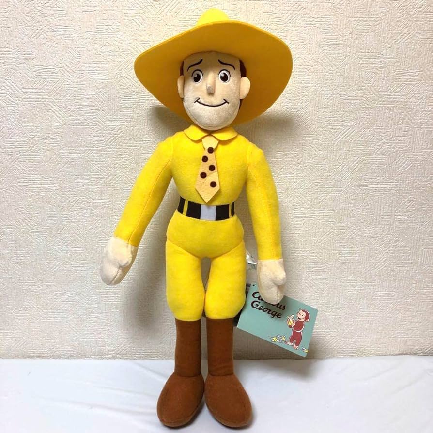 Amazon.co.jp: Curious George Paint Plush Uncle in Yellow Hat