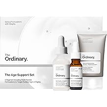 The Ordinary Age Support Set - 3-Step Anti-Aging Skin Regimen with Multi-Peptide + HA, Multi-Peptide Eye Serum, and Natural Moisturizing Factors + PhytoCeramides | Skincare Set