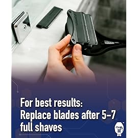 Bakblade 2.0 Refill Cartridges Bundle, Back Hair & Body Shaver Replacement Cartridges, Extra-Wide Wet Dry & Disposable Razor Blades (6 Blades)