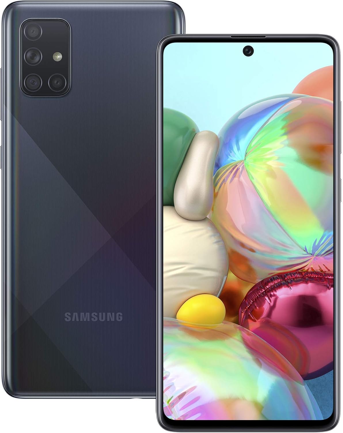 Samsung Galaxy A71 Dual-SIM 128 GB - Prism Crush Black (UK Version)  (Renewed): Amazon.co.uk: Electronics \u0026 Photo