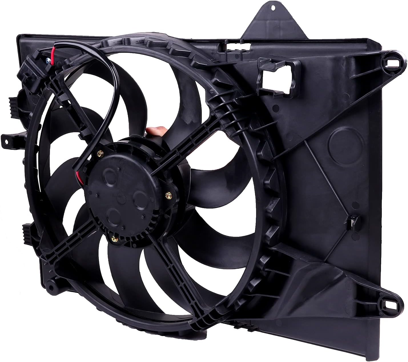 Radiator Fan Assembly Cooling Fan Driver Side/LH 621-071 KFKGF Universal Slim Fan Push Pull Radiator Fan Assembly Cooling 12V Mount Kit 2012-2017 for Chevrolet for Sonic