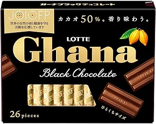 ロッテ ガーナブラックエクセレント 119g(26枚入)