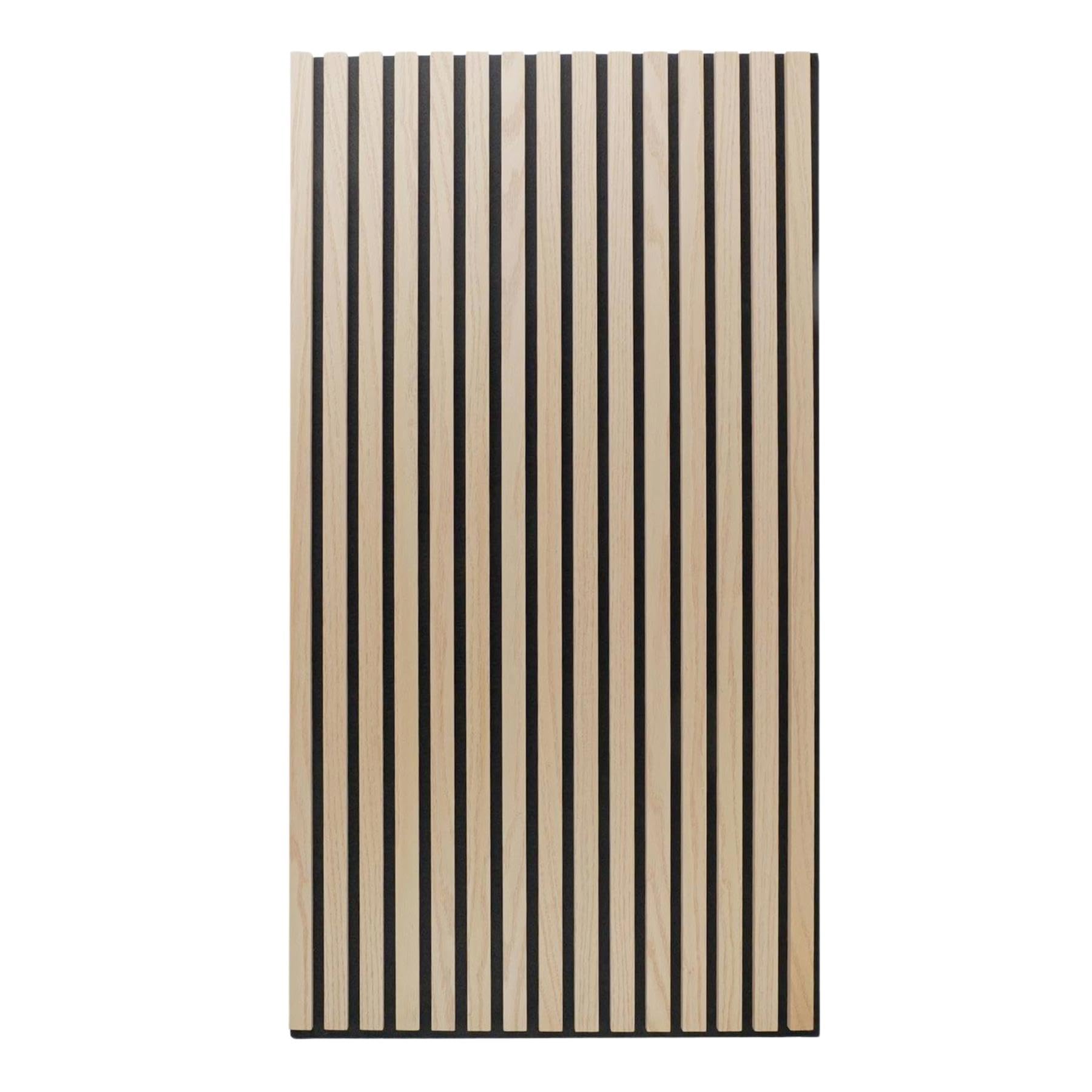 Keypak Wall Panel 120cm x 60cm, Acoustic Wooden Wall Panelling Slats, Light Oak