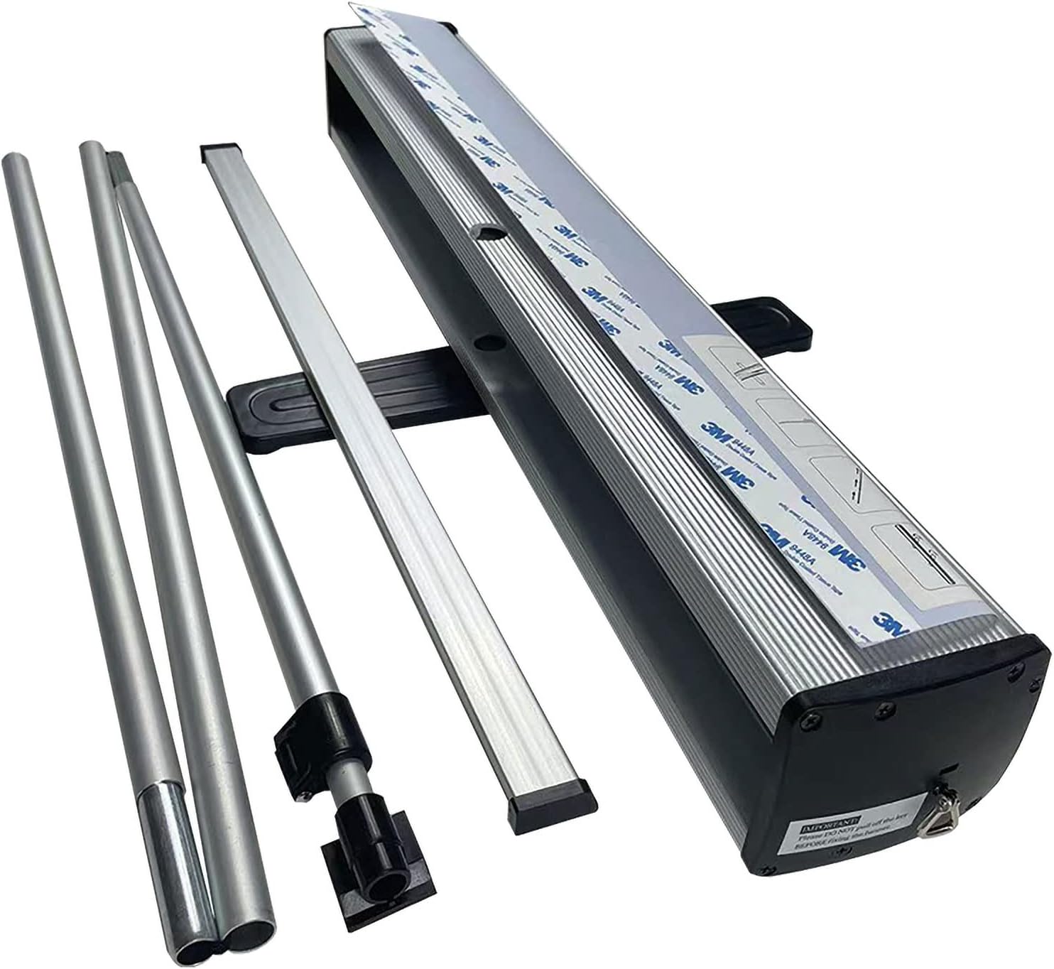 Retractable Banner Stand, Advertising Display, Poster Board 81x33 (No Graphics Banner)