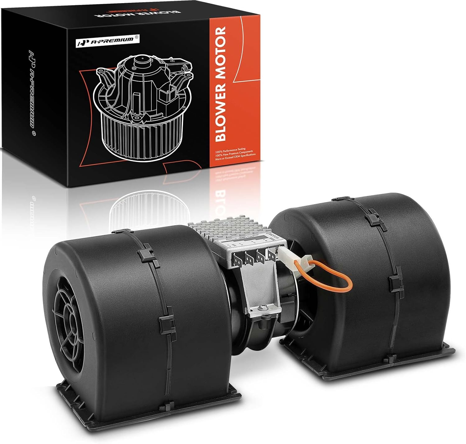 APremium HVAC Heater Blower Motor with Fan Cage 12V Replacement for