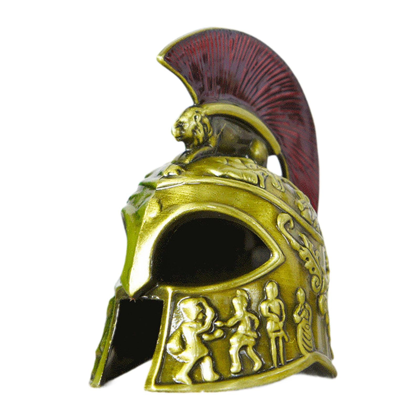 Modelo de Casco Samurái, Pieza Decorativa para Temática de Caballero Medieval, Verde Antiguo