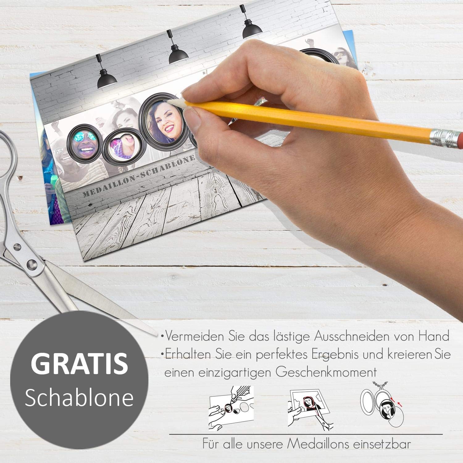 Medaillon oval groß Silber 925 Amulett antik vintage zum Öffnen aufklappen | aufklappbar mit Kette für Foto Silber Kette 925 inkl. Luxusetui