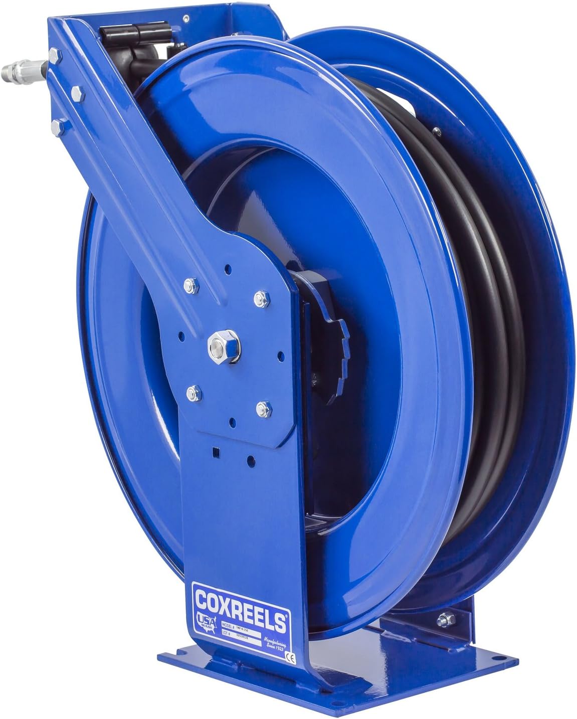 Coxreels TMP-N-3100 Supreme Duty Spring Rewind Hose Reel for air/water/oil: 3/8" I.D., 100' hose, 3000 PSI
