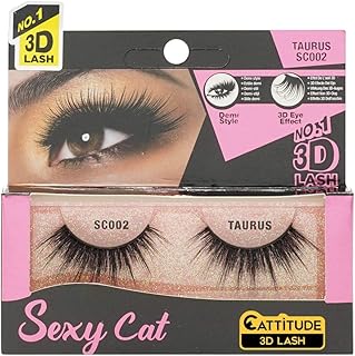 Tauro - Pestañas 3D de gato sexy