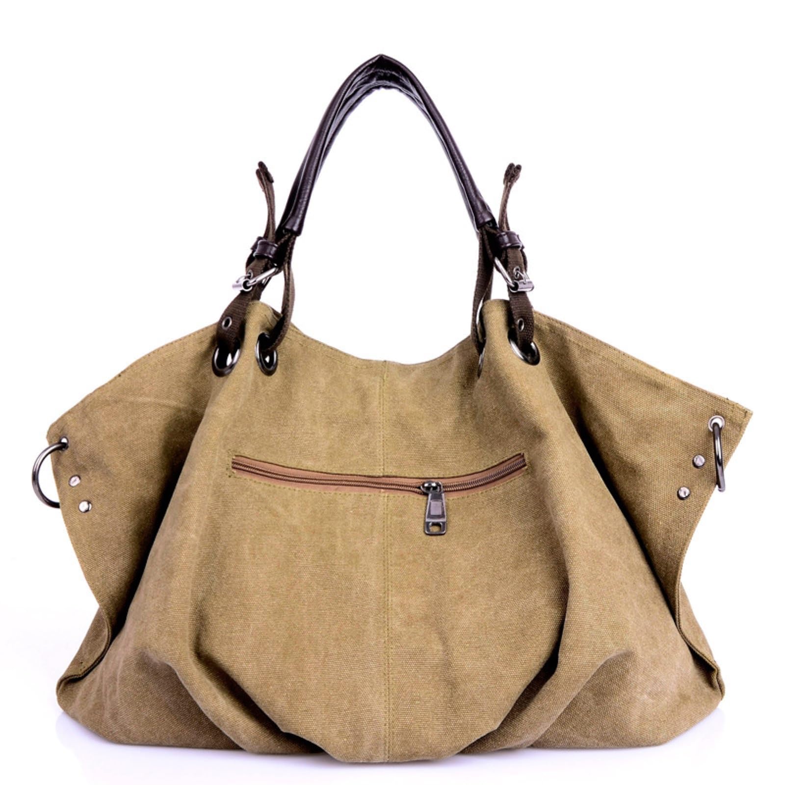 Torba crossbody płócienna torebka torby na ramię dla kobiet na co dzień duża pojemność marszczona solidna torba na ramię Bolsa