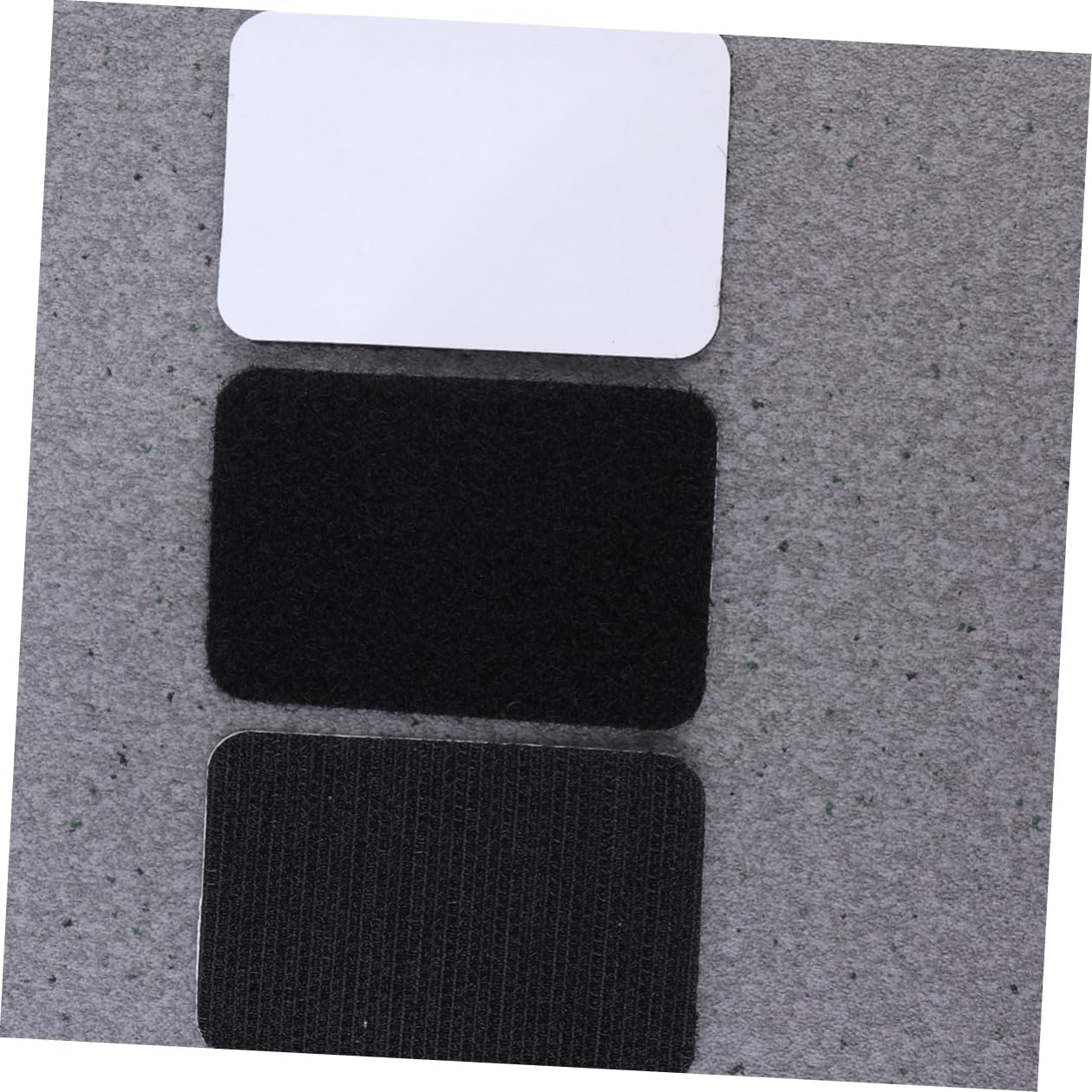 STOBOK 20pcs Double-Sided Self-Adhesive Rectangular Carpet Stickers for Home Black Tape for Fixing Sofa Bed and Carpets Living Room and Office