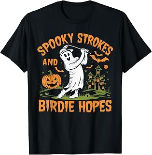Golf Halloween Spooky Golf Player GolferTrick Or Treat T-Shirt