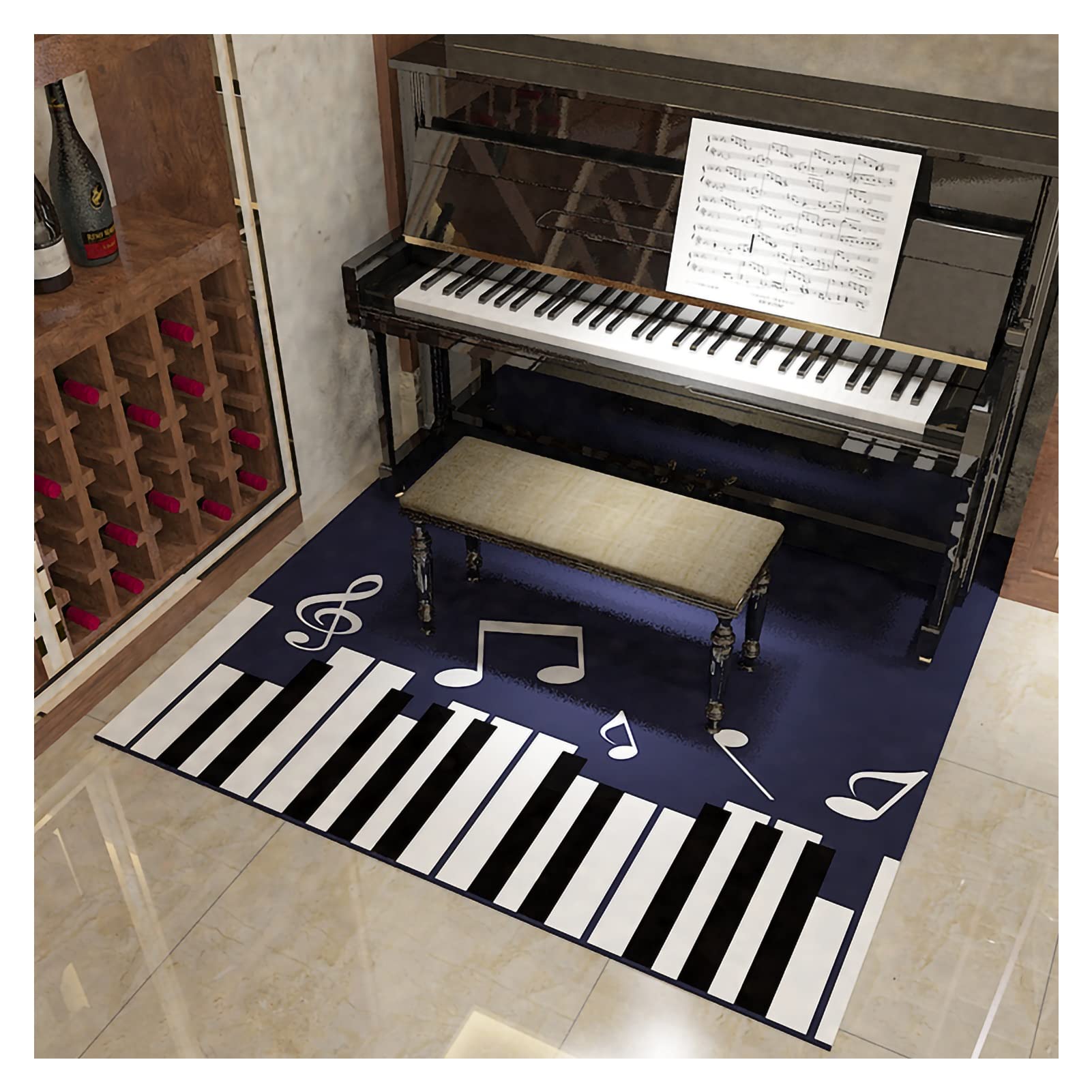 Tapis de batterie électronique et piano pour jouer en appartement sans bruit