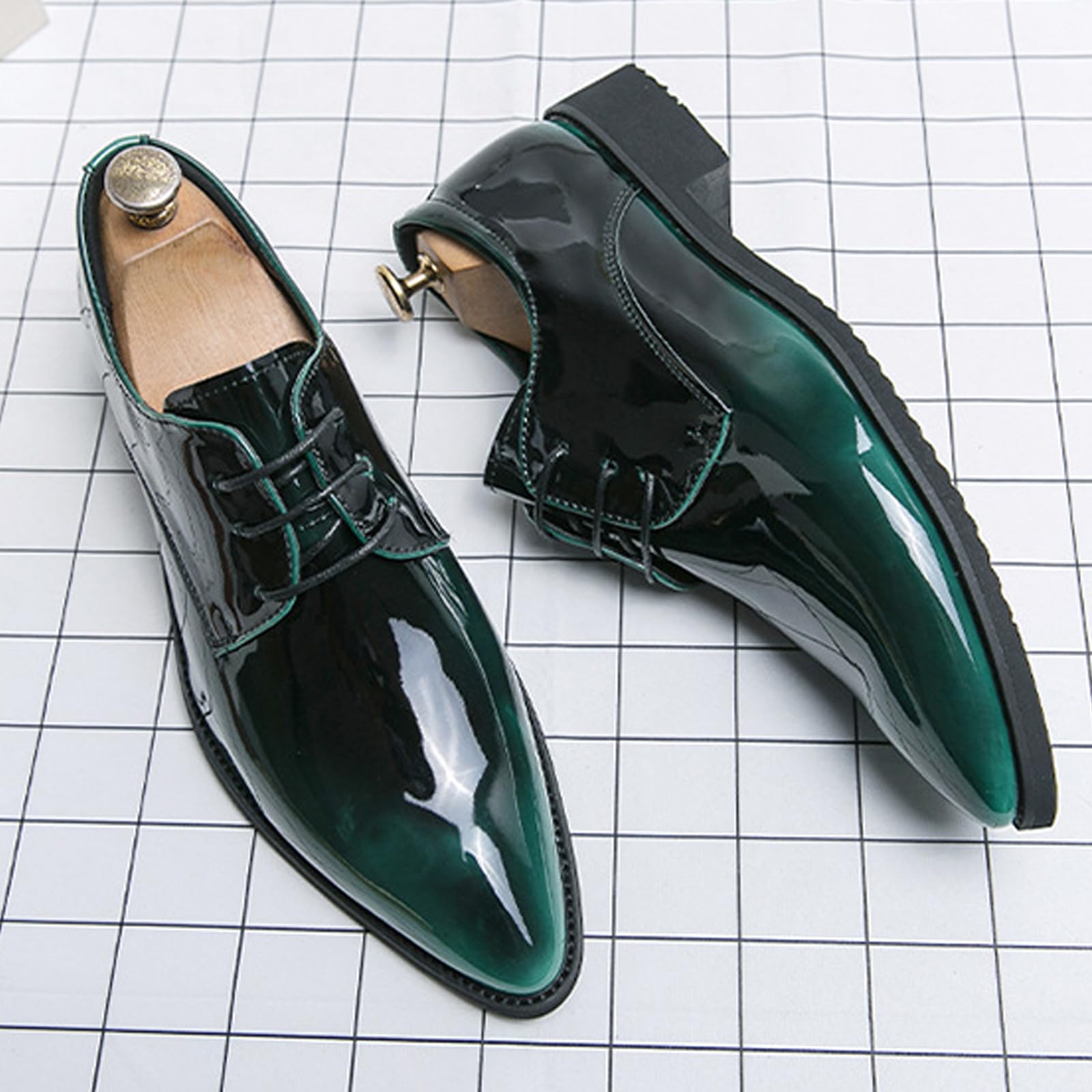 Zapatos De Cordones Formales Zapatillas Hombre De Traje Derbys Charol Calzado Piel Brogue Zapatos De Vestir De Boda