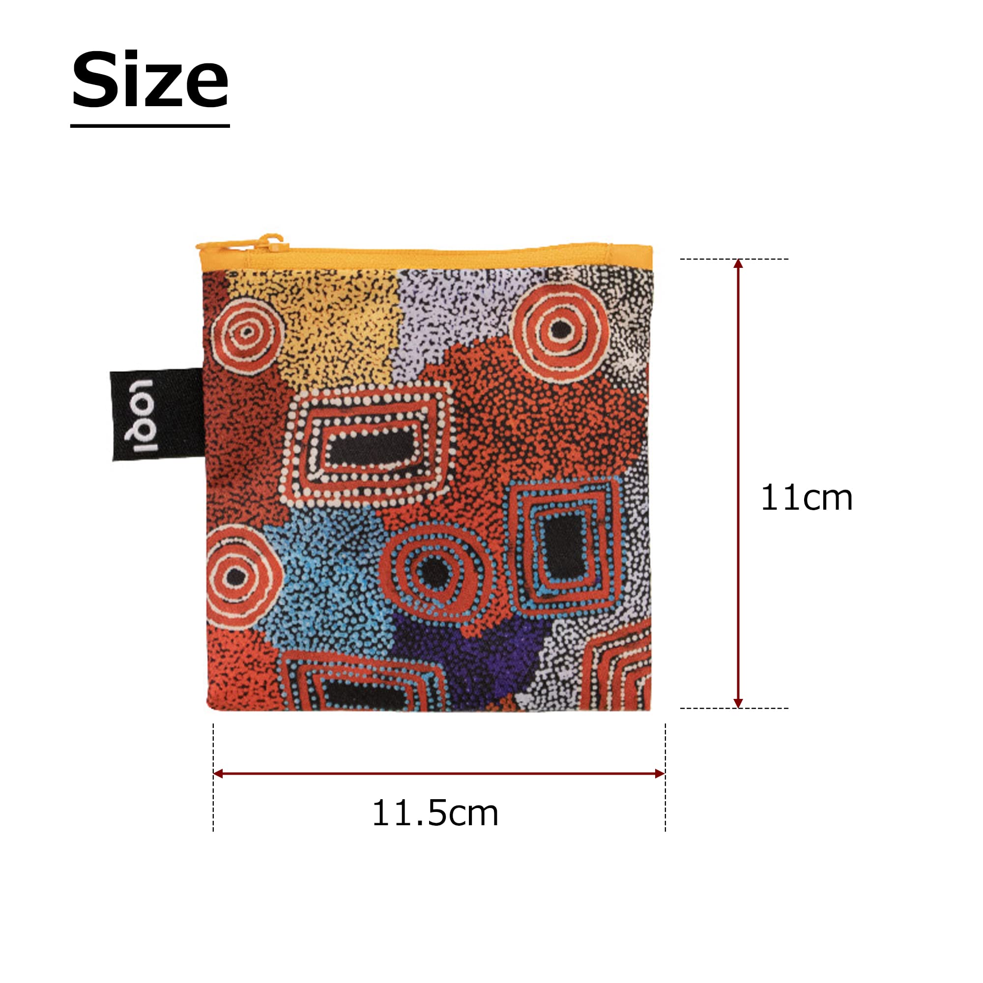 LOQI Ada Nangala Water Dreaming Bag, multicoloured, Contemporary, 16.5 inches (width) - Image 4