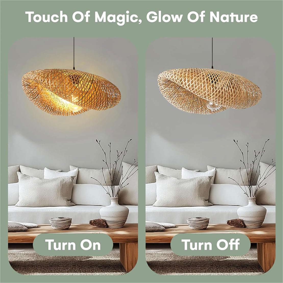 Lampada A Sospensione Con Design Unico A Nido D'uccello 1 Confezione Di Lampada A Sospensione In Vimini Naturale Per Ristorante Domestico Lampada Da Soffitto Regolabile In Altezza