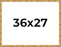 Vista 252 de Poster Palooza Marco de madera maciza de bambú dorado de 12 x 8 pulgadas con acrílico UV, respaldo de tablero de espuma y accesorios para colgar