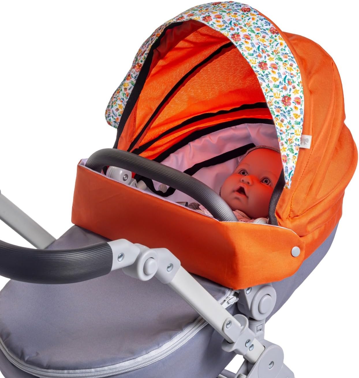 JC Toys - for Keeps Playtime | Deluxe Folding Sports Pram Stroller | Nature Theme Collection | for Dolls up to 20" | Ages 3+