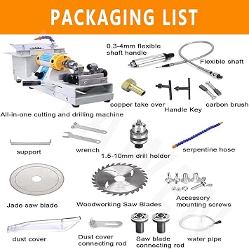750w Gemstone Grinding Faceting Machine, Gem Polishing Machine Jewelry Polisher Flat Grinder Lapidary Machine 800-10000r, for Jewelry, Jade and Precious Metals