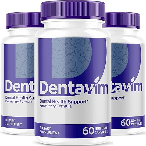 Paquete de 3 cápsulas Dentavim, cápsulas de Dentavim, píldoras de fórmula avanzada de Dentavim, vitaminas naturales para protección oral, opiniones