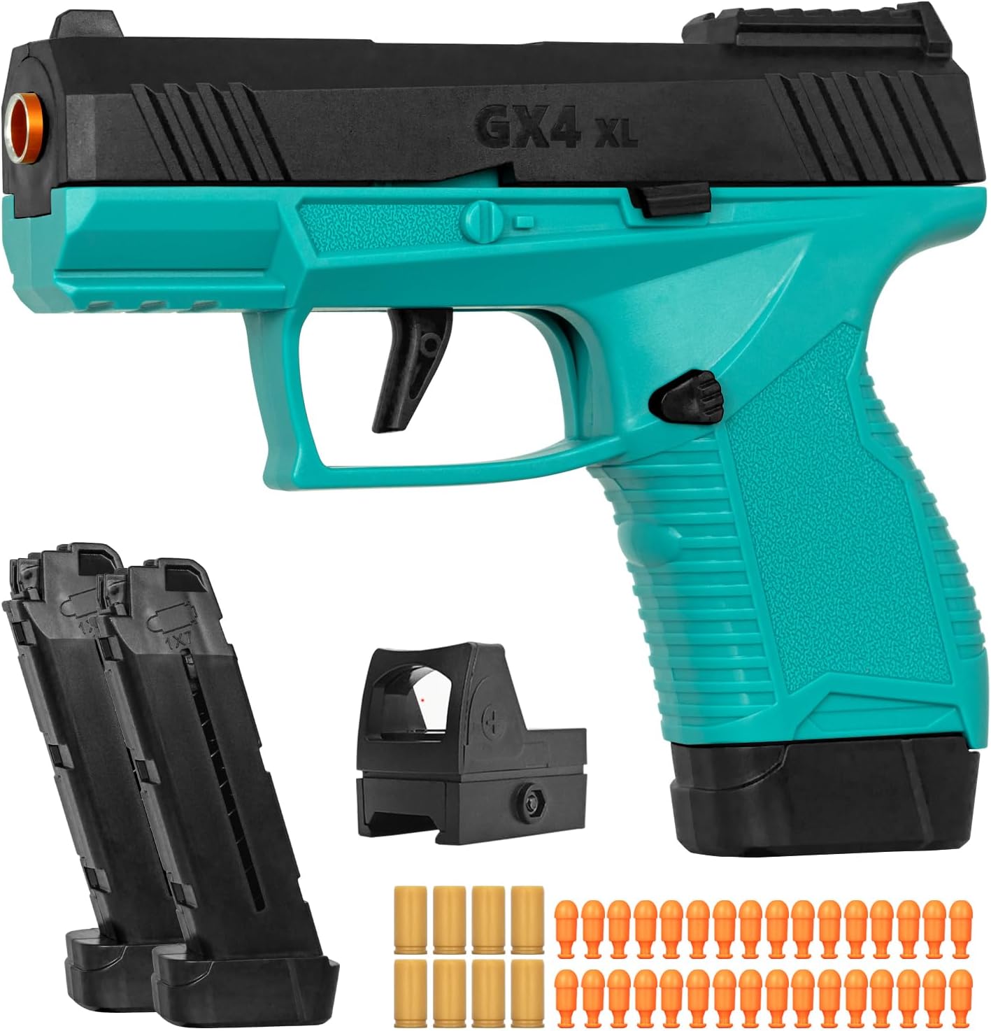 Soft Bullet Toys Gun for Boys, Empty Shell Ejecting Toy Gun, Toy Foam Blaster with Scope, Toy Pistol for Kids Boys Girls Age 8+ (Green)