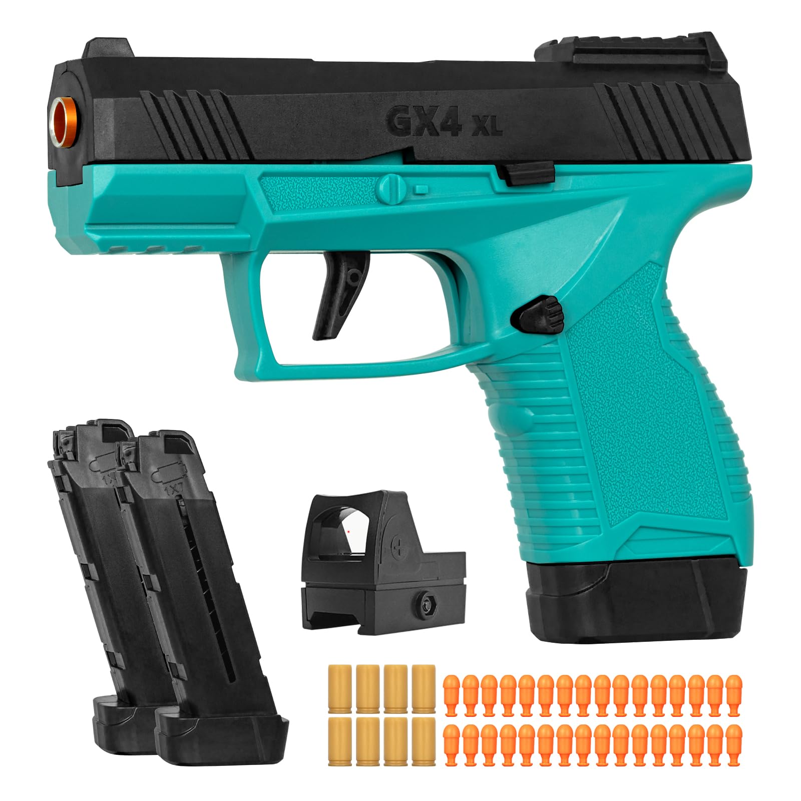 Soft Bullet Toys Gun for Boys, Empty Shell Ejecting Toy Gun, Toy Foam Blaster with Scope, Toy Pistol for Kids Boys Girls Age 8+ (Green)